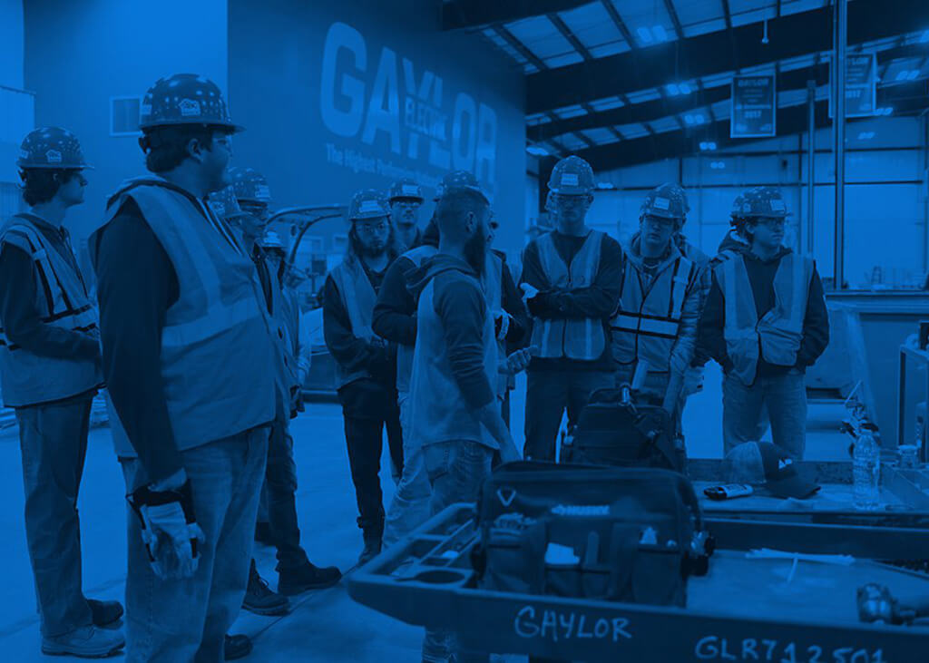 We offer regular tours of our operations locations for high school CTE programs. We are always proud to show students a glimpse into the career opportunities that Gaylor provides, and we enjoy the relationships that we form with CTE educators across Indiana.